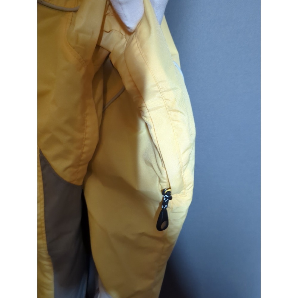 COLUMBIA CHALLENGE SERIES Ski Snowboarding Jacket Women's Large Yellow Gray VTG - Picture 10 of 17